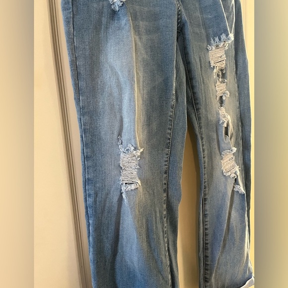 Resfeber Los Angeles Designer Medium Wash, Distressed Jeans Women’s Size 6 - Picture 8 of 16